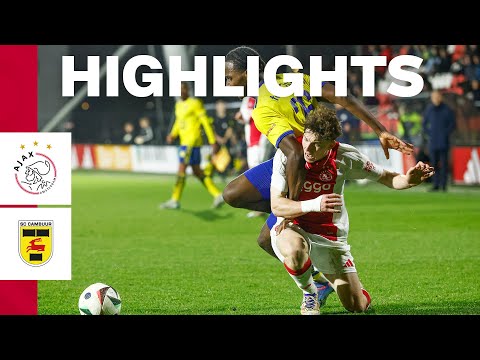 Highlights Jong Ajax - Cambuur | Keuken Kampioen Divisie
