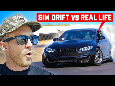 Sim Drifter Tries Real Drifting! 650HP BMW M4 Drift Car