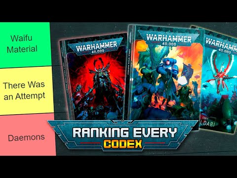 Ranking EVERY Codex in 40K - A Farewell to 9th Edition