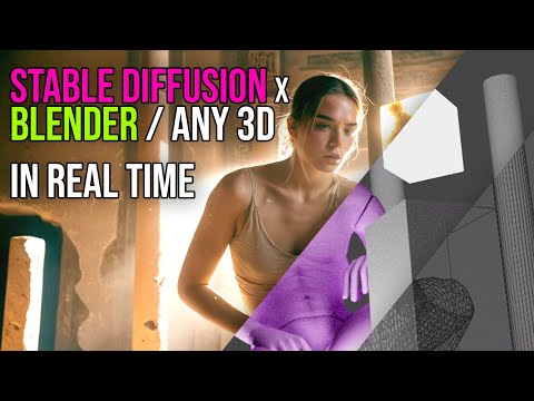 Integrating Stable Diffusion into Blender: A Real-Time Workflow