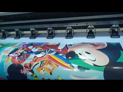 Lotus J3-3208 Using KM-512i Solvent Printing Machine