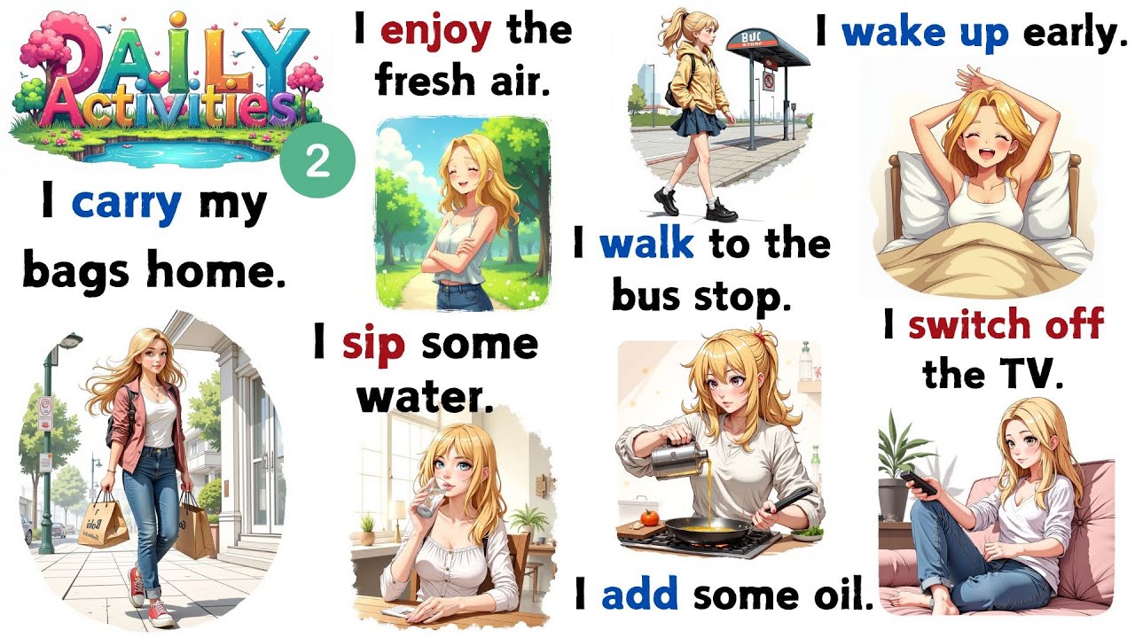 🌅 Start Your Day in English: Beginner-Friendly Daily Sentences ☀️🇺🇸