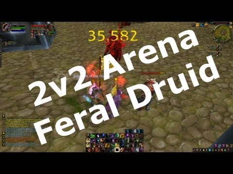 (5.4) Feral Druid + Rogue 2v2 Arena PvP Live Commentary - World of Warcraft MoP