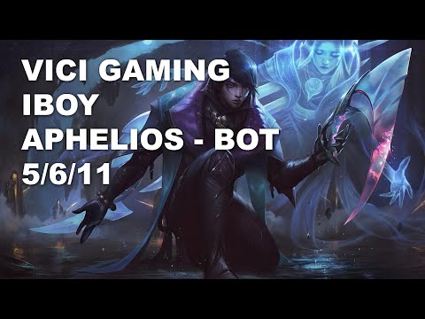 Vici Gaming iBoy Bot Aphelios vs Varus - KR Challenger Rank Game