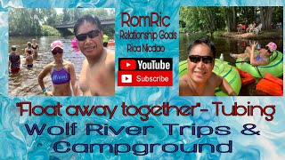 Tubing at Wolf River Trips & Campground: Float away together: Relationship Goals