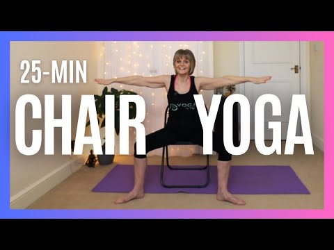 The Best 25-Minute Chair Yoga for Seniors, Beginners & Limited Mobility | Full-Body Stretch