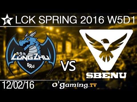 Longzhu Gaming vs Sbenu Sonicboom - LCK Spring 2016 - W5D1