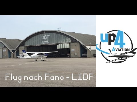VFR Flug von Portoroz nach Fano /VFR Flight LIPZ LIDF