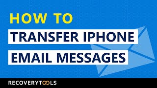 How to Transfer & Restore iPhone Emails or Move iPhone emails to another email account in iOS
