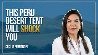 This Peru Desert Has Luxury Bed Inside Tents | Luxury Camping | Peru Travel Mart | Cecilia Fernandez