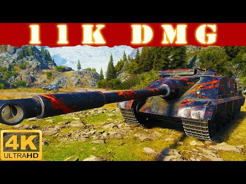 ✔️ AMX 50 Foch 155 WoT ◼️ 11K Damage ◼️ WoT Replays gameplay