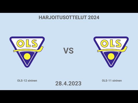 OLS-12 sininen vs OLS-11 sininen - harjoitusottelu 28.4.2024