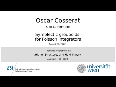 Oscar Cosserat - Symplectic groupoids for Poisson integrators
