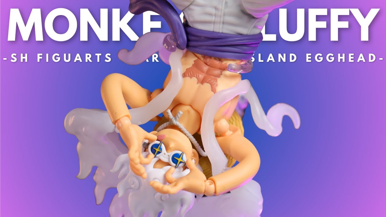 SH Figuarts Monkey D. Luffy -Gear5 Future Island Egghead- One Piece Unboxing y Review