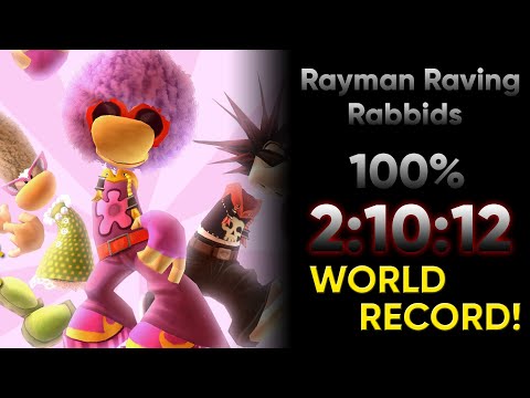 [WORLD RECORD] Rayman Raving Rabbids 100% in 2:10:12.08