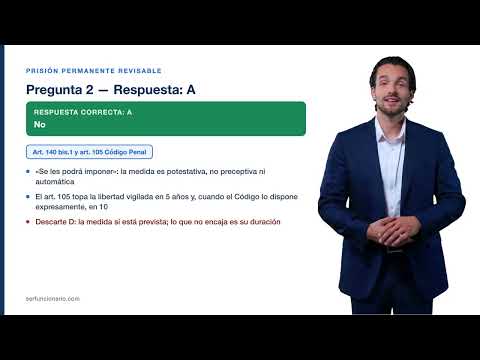 Supuesto práctico resuelto: prisión permanente revisable, paso a paso (OEP 2025)