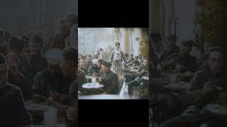 World War I Soldiers eating Ice Cream in 1918