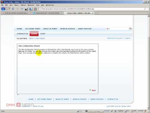 DotNetNuke Tutorial, installing Catalook ecommerce module 2/2  - Video #26