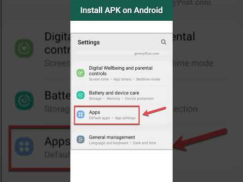 Install APK files on Android Phone #shorts