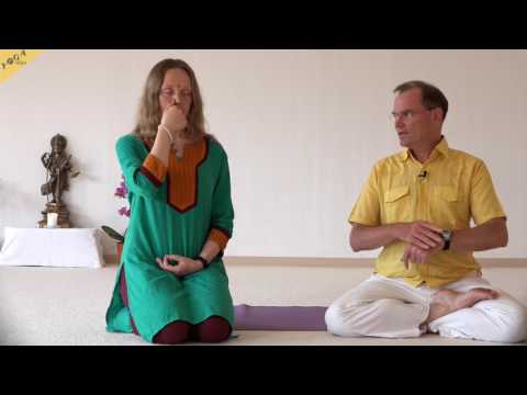 Anuloma Viloma mit vorderem, mittleren und hinterem Mula Bandha