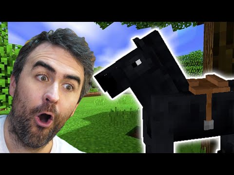 FINALLY FOUND MY HORSE IN MINECRAFT!