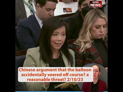 Chinese argument that the balloon accidentally veered off course? a reasonable threat?