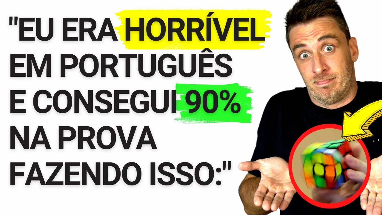 COMO ACERTAR 90% EM PORTUGUÊS ESTUDANDO SÓ POR QUESTÕES