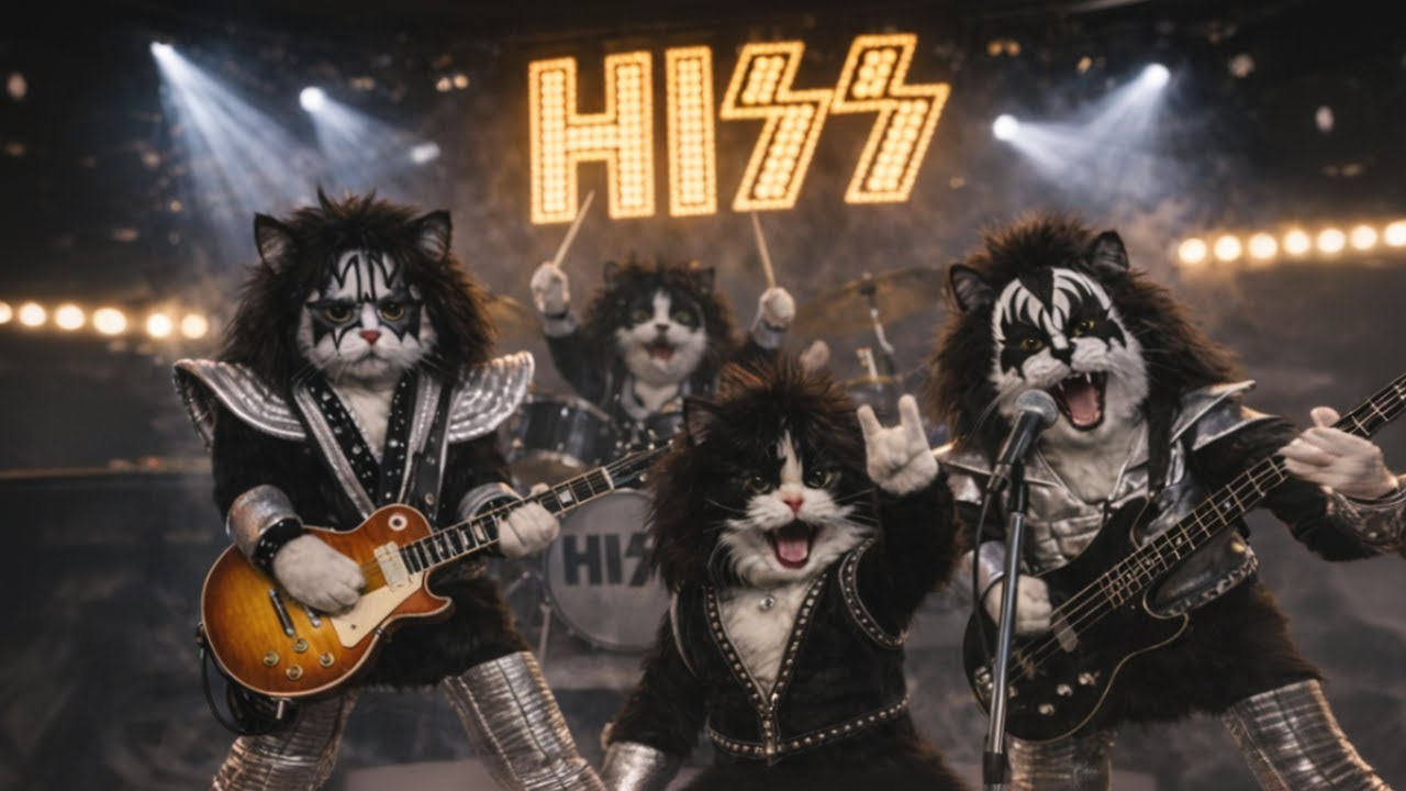 Hiss Band - Why Did You Sleep (I Will Never Ever Purr) Official Meowsic Video