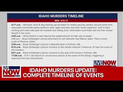 Idaho Murders: Complete timeline of events | LiveNOW from FOX