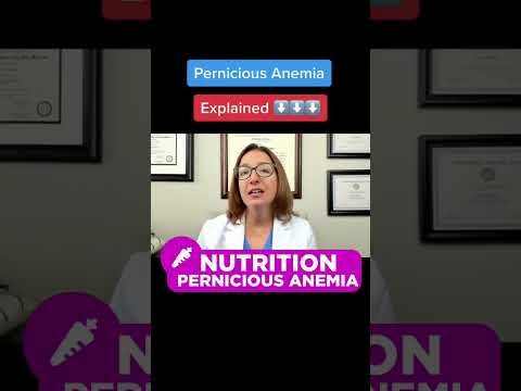 Pernicious anemia: Nutrition SHORT | @LevelUpRN