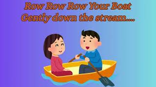 Row Row Row Your Boat 🚣 | Sing Along with On-Screen Lyrics! gameplay video by SophieAAC, 1:52 duration