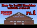 How To Build Hawkins Middle School From Stranger Things In Minecraft PT 1