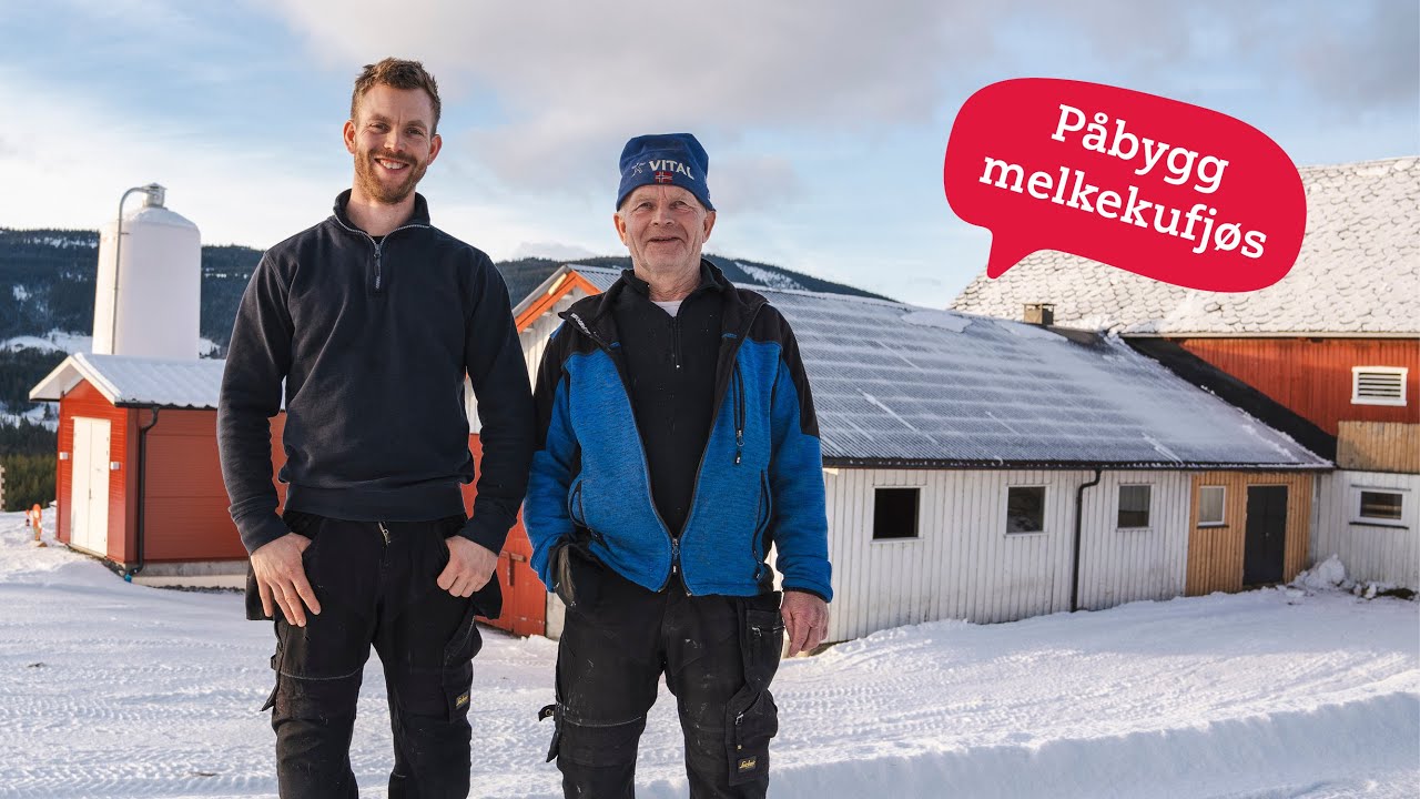Fra båsfjøs til løsdrift, tilbygg melkekufjøs hos Gunnar Nerstad