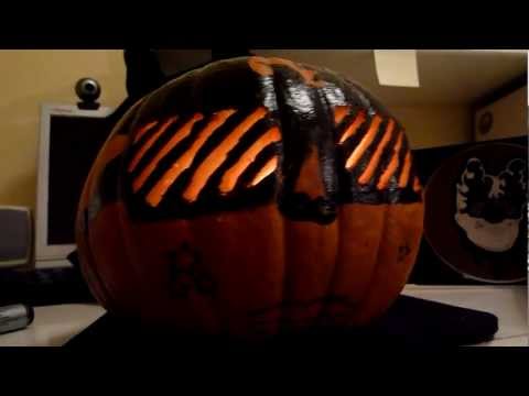 Arctic Monkeys US Pumpkin Carving Contest: FWN inspired pumpkin
