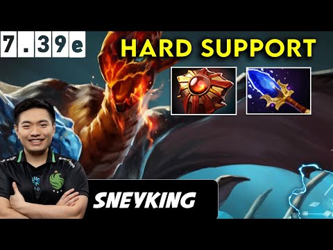 Sneyking Jakiro Hard Support - Dota 2 Patch 7.39e Pro Player Full Gameplay