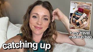 Where I’ve been, Some updates, + GRWM with the makeup I brought for travel