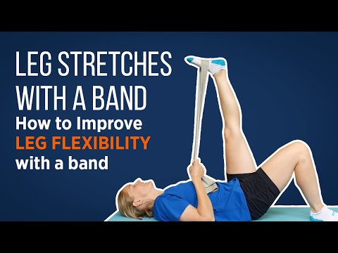 3 Beinstrecken mit einem Band: So verbessern Sie die Beinflexibilität mit einem Band