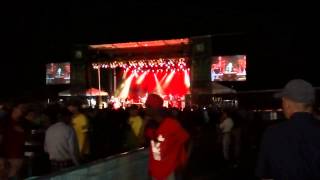 mike eastman wailing on guitar with ronnie hawkins and the hawks