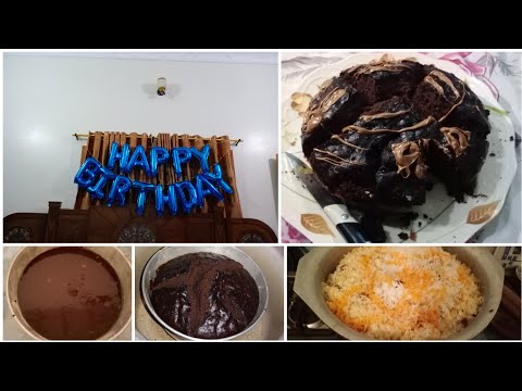 My Birthday vlog🎂1st time banaya chocolate cake