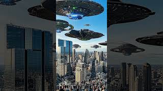Download lagu 🛸UFOs soaring above the city skyline mp3