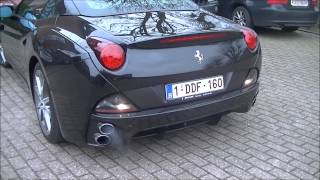 preview picture of video 'LOUD Ferrari California Startup + Revs + Acceleration!!'