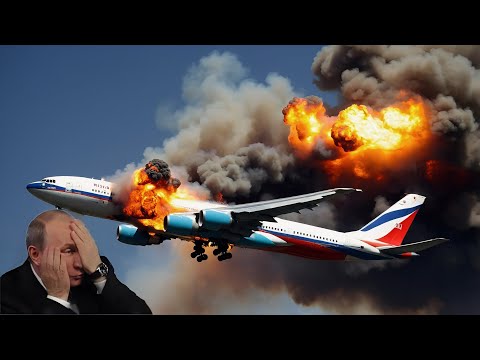 Today's Tragedy! Ukrainian F-16 Pilot Successfully Shoots Down Putin's Private Plane with Ministers