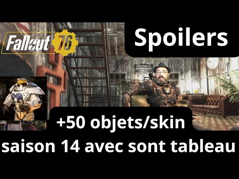 fallout 76 spoilers saison 14 avec son tableau et une parenthèse de atlantic city