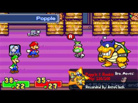 Mario & Luigi: SuperStar Saga - Boss 6 (Popple/Rookie)