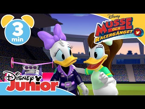 Musse och Racergänget | Racerfotboll! ⚽️- Disney Junior Sverige