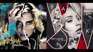 Ke$ha vs. Iggy Azalea - Black Cannibal (Simple MashUp)