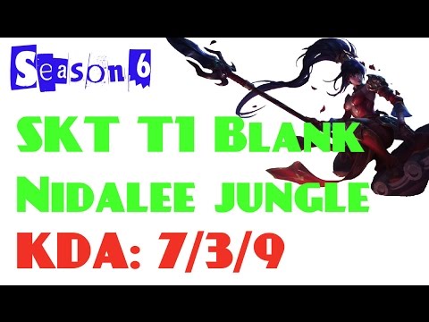 Korea Challenger LOL - SKT T1 Blank - Nidalee jungle (Jan 30, 2016)