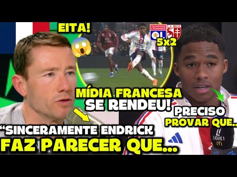🚨EITA! OLHA O QUE A MÍDIA FRANCESA FALOU DE ENDRICK APÓS HAT-TRICK INSANO NA LIGUE 1!