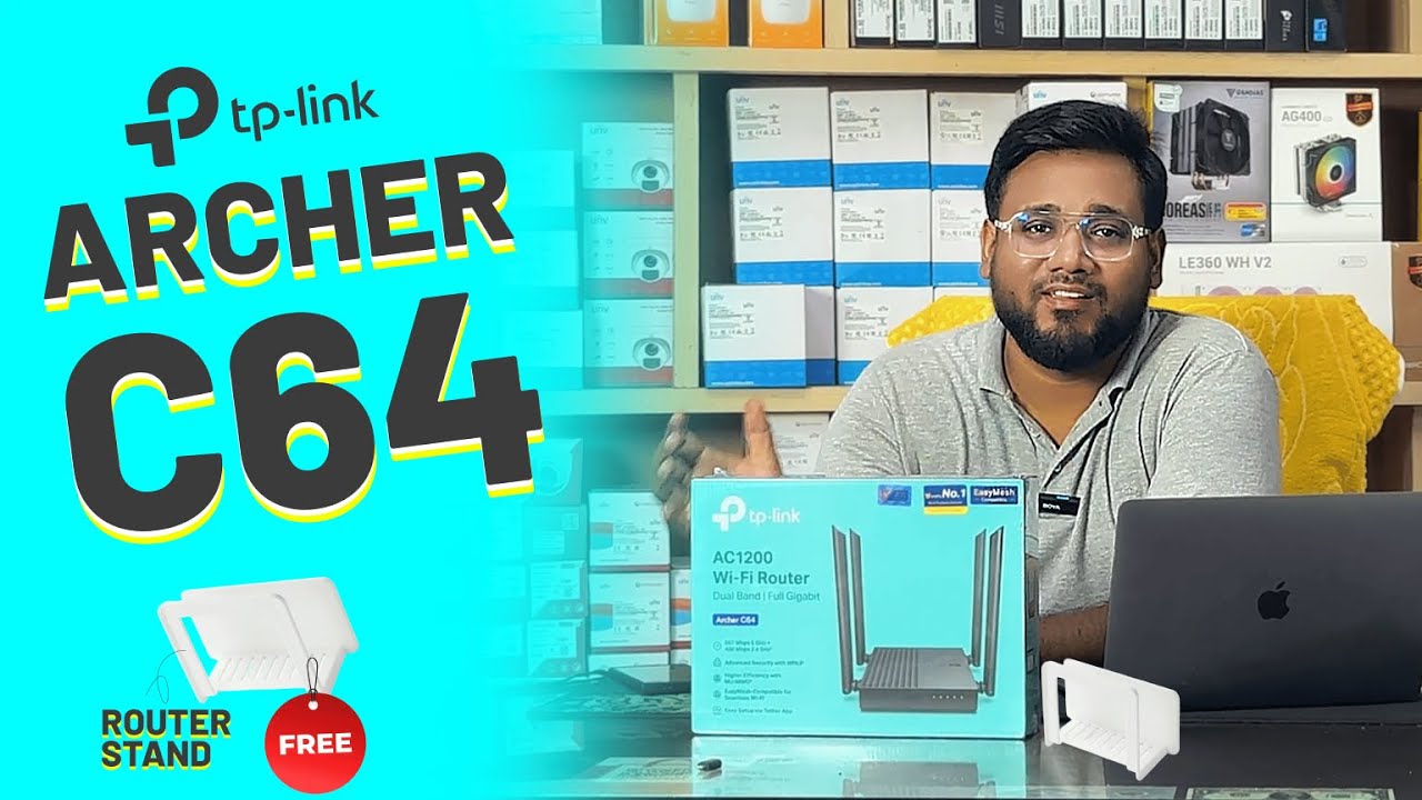 Miniatura da avaliação em vídeo de Roteador TP-Link Archer C64 AC1200 Dual Band Gigabit