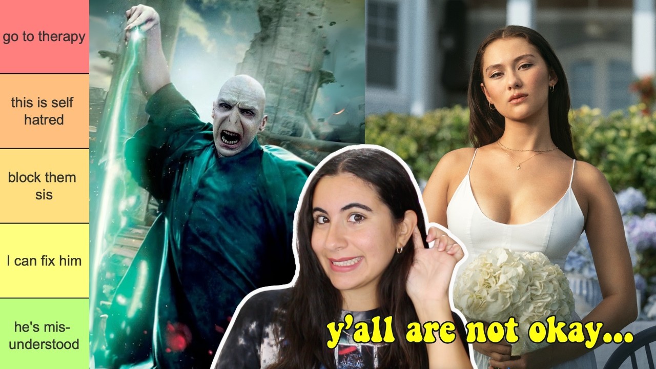 RANKING YOUR FICTIONAL CRUSHES… they’re ALL red flags 💀